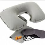 Durable soft TPU inflatable velvet pillow